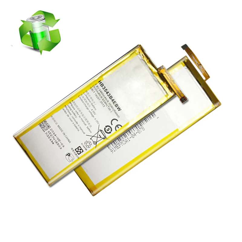Для телефона Hua Wei аккумулятор HB3543B4EBW для huawei Ascend P7 L07 L09 L00 L10 L05 L11 2460mAh Замена батареи Бесплатные инструменты