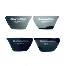 IMTFOO 4 шт. нержавеющая интерьерная дверная ручка наклейка молдинги для HYUNDAI SANTA FE 2013- аксессуары для стайлинга автомобилей