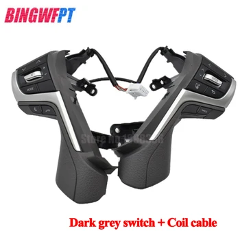 

Car styling Buttons For LAND CRUISER PRADO Multi-function Car Steering Wheel Control Buttons With MILLIMETER WAVE RADAR CRUISE