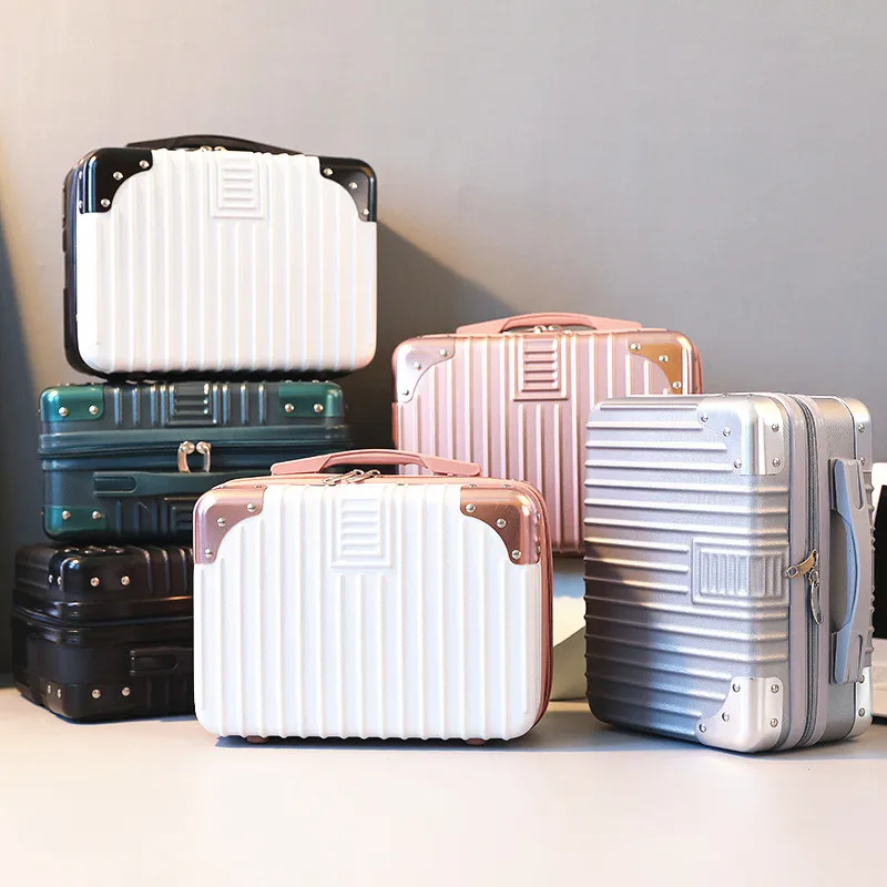 Makeup-Box-Light Travel-Suitcase Waterproof Portable Trunk Mini And Cute Wear-Resistant