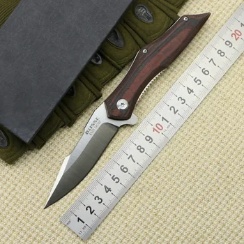 

LOVOCO B47 bearing flip folding knife 9CR18MoV blade G10 handle EDC knife camping outdoor hunting hiking knife garden hand tools