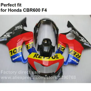 

High quality ABS fairings for Honda red yellow blue black CBR 600 F4 1999 2000 fairing kit CBR600 F4 99 00 FX30