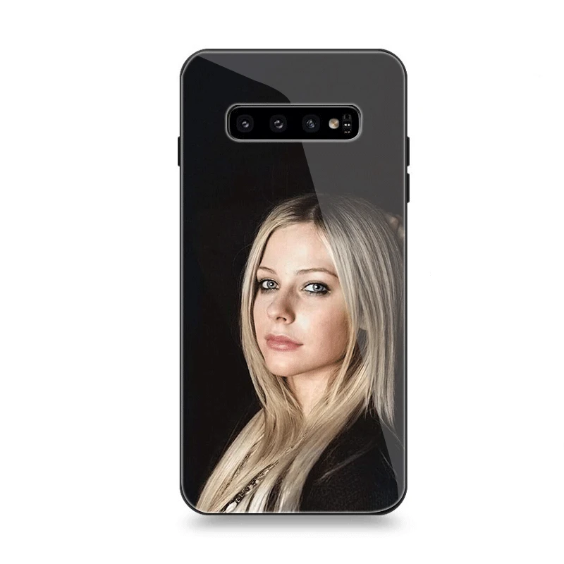 Чехол для телефона Стекло для samsung A40 A50 A10 A20 A30 A60 A70 S10 S7 край S8 S9 Plus Note 8 9 крышка Аврил Рамона Лавин - Цвет: G5