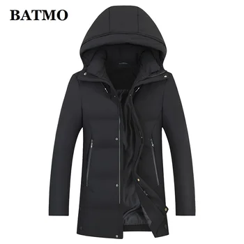 

BATMO new arrival winter 80% white duck down hooded jackets men,men's winter thicked warm coat,plus-size M-6XL 8250