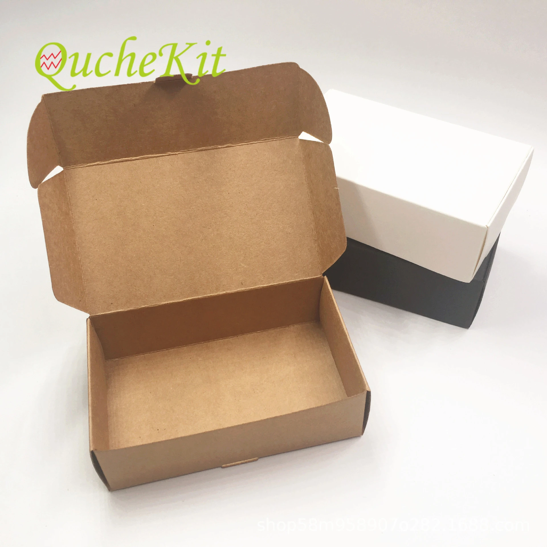 お求めやすく価格改定 JINDIZH 10 20 50pcs ロットクラフトクラフト紙箱包装ウェディングパーティー小物キャンディー好意パッケージボックスイベントの好意供給 Color : White, Gift Bag Size