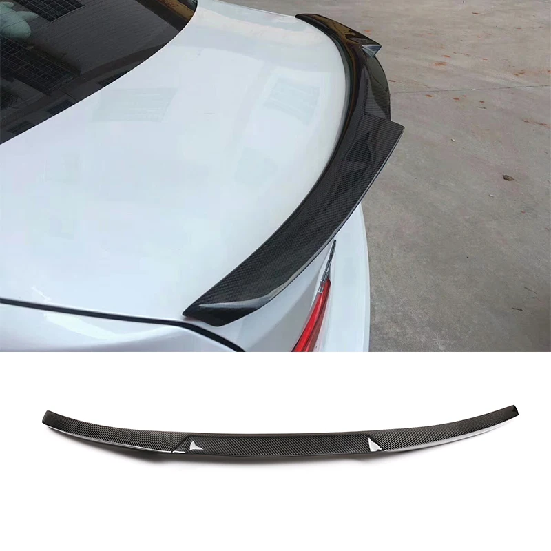 

Real Carbon Fiber Car Rear Spoiler Wing Trim For BMW F30 F35 3 Series Car Accessories