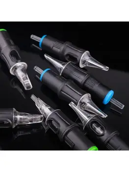

Tattoo Machine Kit Rotary Pen Cartridge Needles for Semipermanent Ink Body Art Q1QD