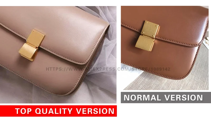 Женская сумка высокого качества из натуральной кожи, брендовая дизайнерская сумка через плечо, Классические женские сумки-мессенджеры
