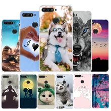 Задняя крышка для huawei Honor 7A, чехол для Honor 7a Pro, чехол для мобильного телефона huawei Y6 /Y6 Prime, чехол из мягкого ТПУ для телефона Enjoy 8e