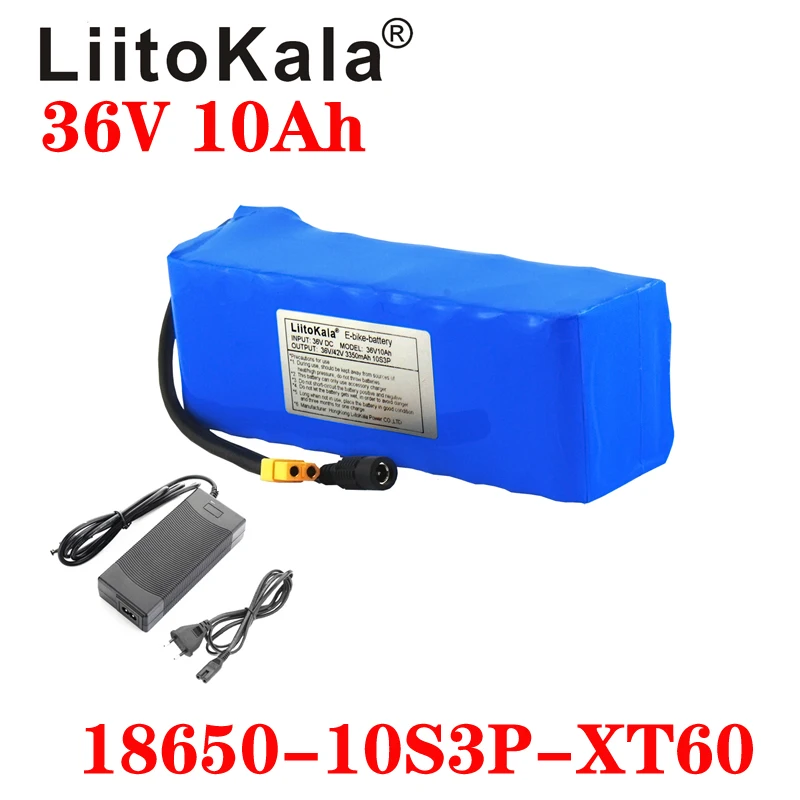 Аккумулятор LiitoKala 36 в В аккумулятор для электрического велосипеда 42 10 Ач 18650