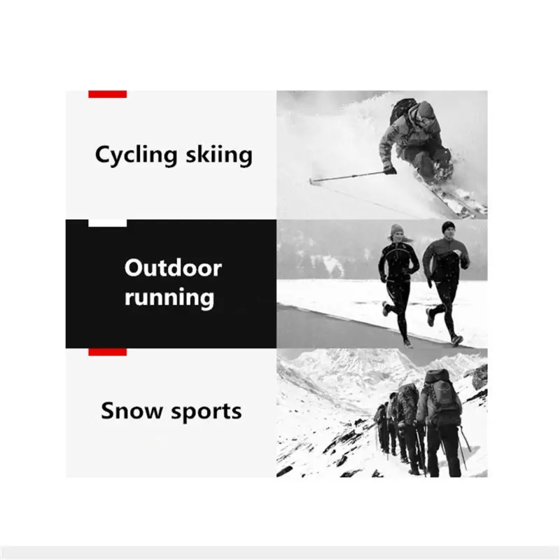 Winter Sports Warm Mask Cycling Skiing Fleece Cap Windproof Dustproof Face Mask