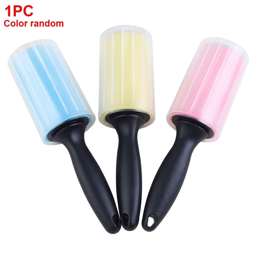 Tools Household Straight Easy Adhesive Pet Hair Lint Roller Clothes Clean Washable Portable Wiper Dust Remover Reusable Carpet