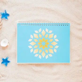 

16pcs/set Mandala Stencil Drawing Template Ruler for Painting Board DIY Album 24BB