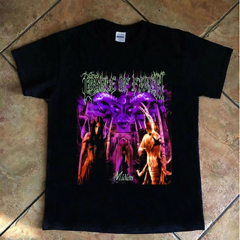 Vintage Cradle of Filth Shortsleeve Tortured Soul Asylum T-Shirt Reprint |
