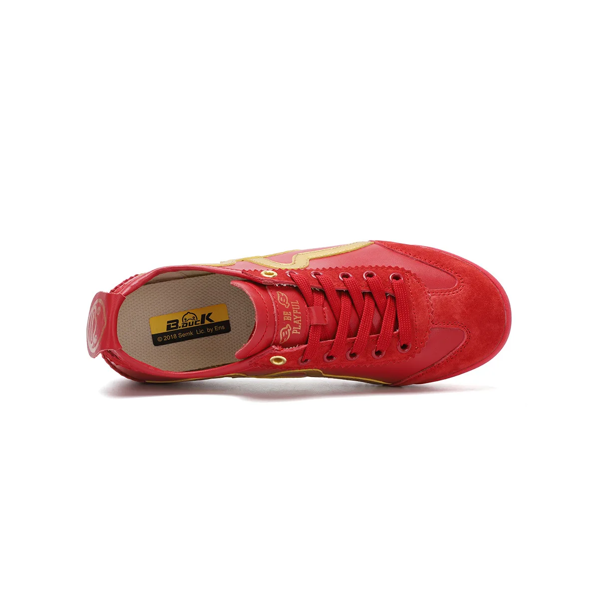 

B. Duck Small Yellow Duck MEN'S SHOES Men's Fashion Casual Fashion Retro Suede Joint Low Top Sports Footwear