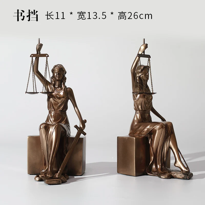 Copper material Justice Fair Justice Goddess Gifts Sculpture Statue Lawyer Office Legal Balance Decoration Home Decor Resin Copper material Justice Fair Justice Goddess Gifts Sculpture Statue Lawyer Office Legal Balance Decoration Home Decor Resin
