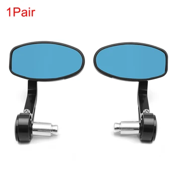 

2pcs Motorcycle Rearview Mirror Clear Bar End Motocross Rearview Mirror Motorbike Side Mirrors
