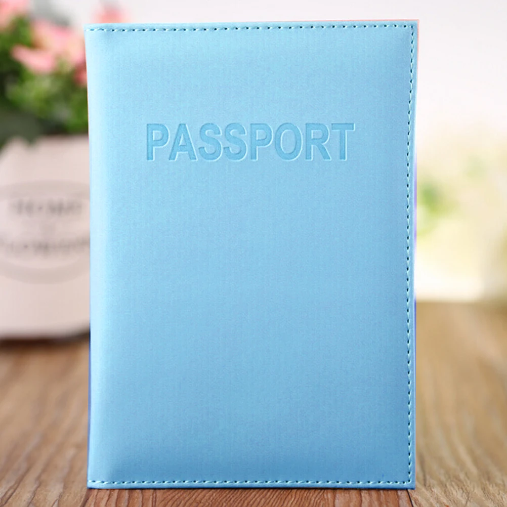 

Lover Couple Passport Cover Hot Stamping Simple Plane Women Men Travel Wedding Passport Covers Holder Fashion Wedding Gift