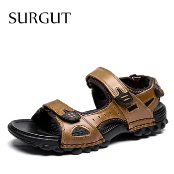 

New Classics Style Men Sandals Outdoor Walking Summer Shoes Anti-Slippery Beach Shoes Men Comfortable Soft Free Shipping