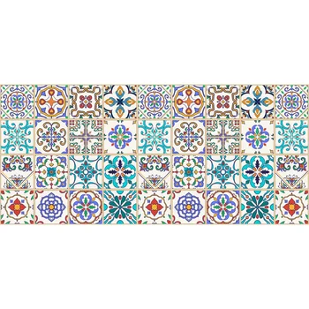 

Carpet VINYL Printed PVC Vinyl EASY Cleaning Non-Slip Cushioned HYDRAULIC TILE VINTAGE