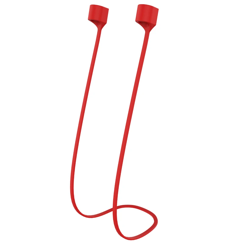 Earphone Case for AirPods 2 Case Wireless Bluetooth Headphone Air Pods Protective for AirPod Case Accessories - Цвет: Red Rope