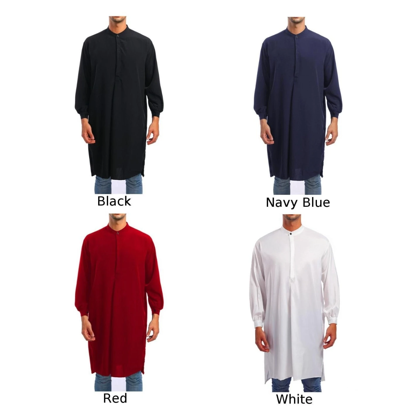 Мужская рубашка Ближний Восток Африканский этнический Дашики мусульманский халат Повседневная Свободная блузка длинный пуловер