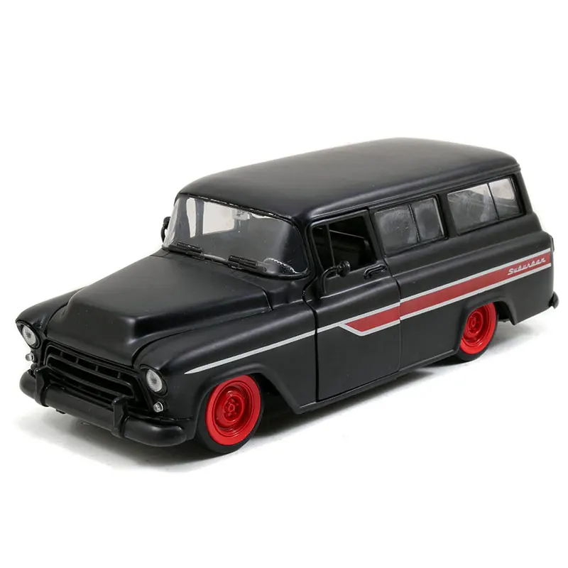 JADA 1/24 Scale Just Trucks 1955 Chevy Stepside Pickup литая металлическая модель автомобиля игрушка для подарка, детей, коллекция
