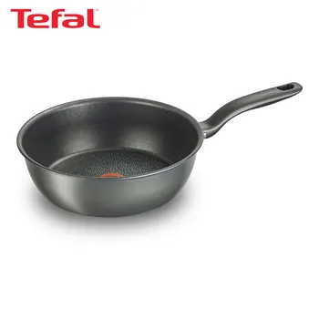 

Pans TEFAL C6928502 Kitchen Dining Cookware non-stick frying coating Aluminum Multicolored Hard Titanium+ induction pan