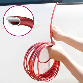 

Anti Collision Sticker U Type 5M Car Styling Door Anti Scratch Strip Car Trim Hood Trunk Bumper Air Outlet Sticker Car Accessory