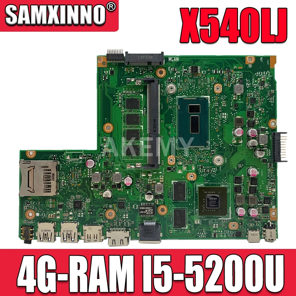 X540LJ GT920M i5 5200 процессор 4 Гб RAM материнская плата для ASUS X540L F540L ноутбука 100%