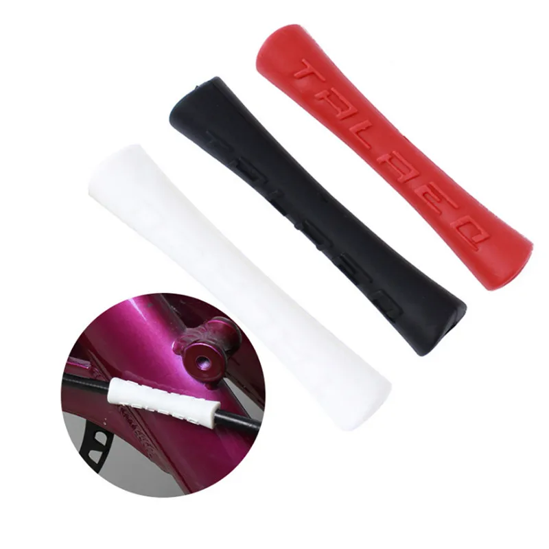 4PCs Bicycle Sleeve Rubber Cable Protector for Pipe Lines Brake Shift