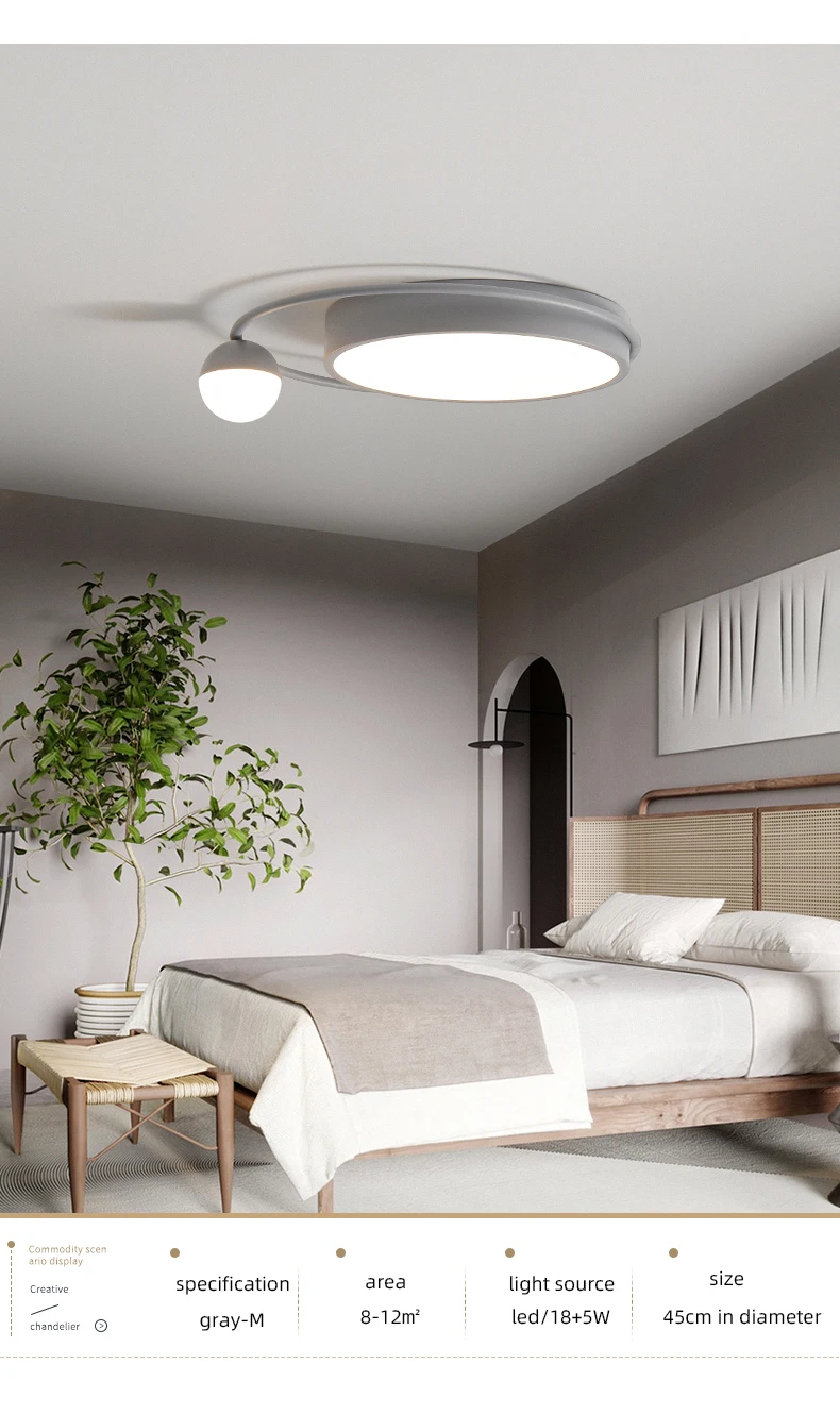 Living room lamps ceiling light modern minimalist surface mounted lamp home atmosphere bedroom warm romantic led ceiling lamp