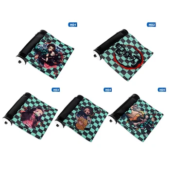 

Demon Slayer: Kimetsu No Yaiba Tanjiro Kamado Cosmetic Make Up Bag Cosplay Scroll Pencil Case Coiling Block Stationery Bag