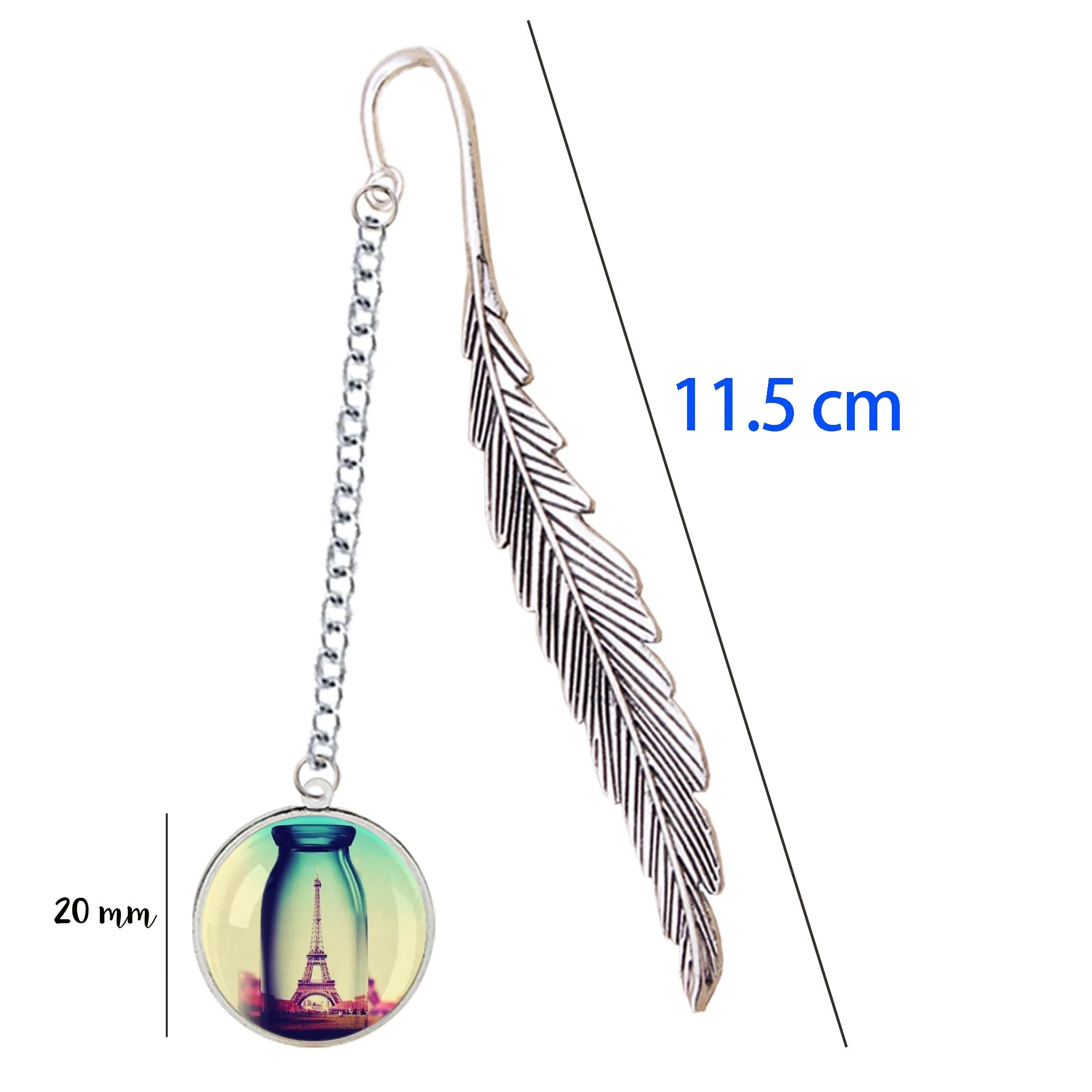 Французский Париж Эйфелева башня Закладка с подвеской фигурка Торре для пары любовника сувенир записная книжка Марка Page mate