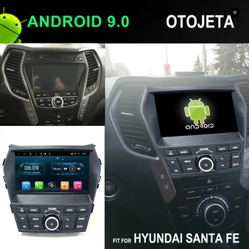 

4G lte Octa Core Car Android 9.1 player for Hyundai IX45 car gps multimedia stereo Hyundai Santa fe tape recorder With CANBUS