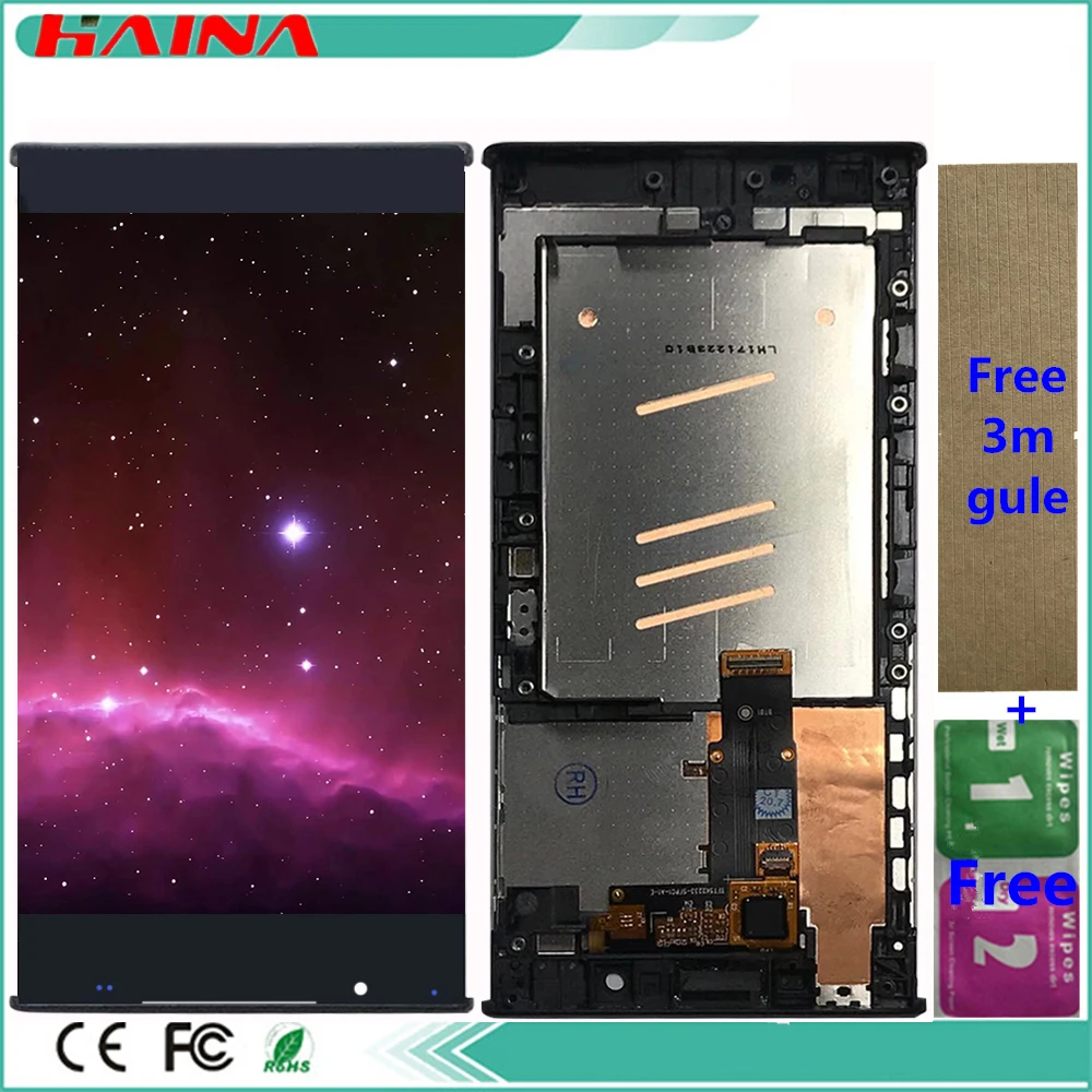 

5.5 Original For SONY Xperia L1 LCD Touch Screen Digitizer Assembly For Sony L1 Display with Frame Replacement G3313 G3312 G3311