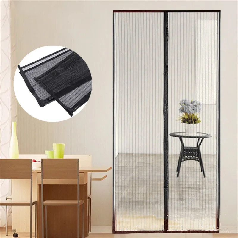 Summer Magnetic Screen Door Curtain Anti Insect Mesh Fly Screen Mosquito Protection Net for Bedroom Kitchen Doors Windows