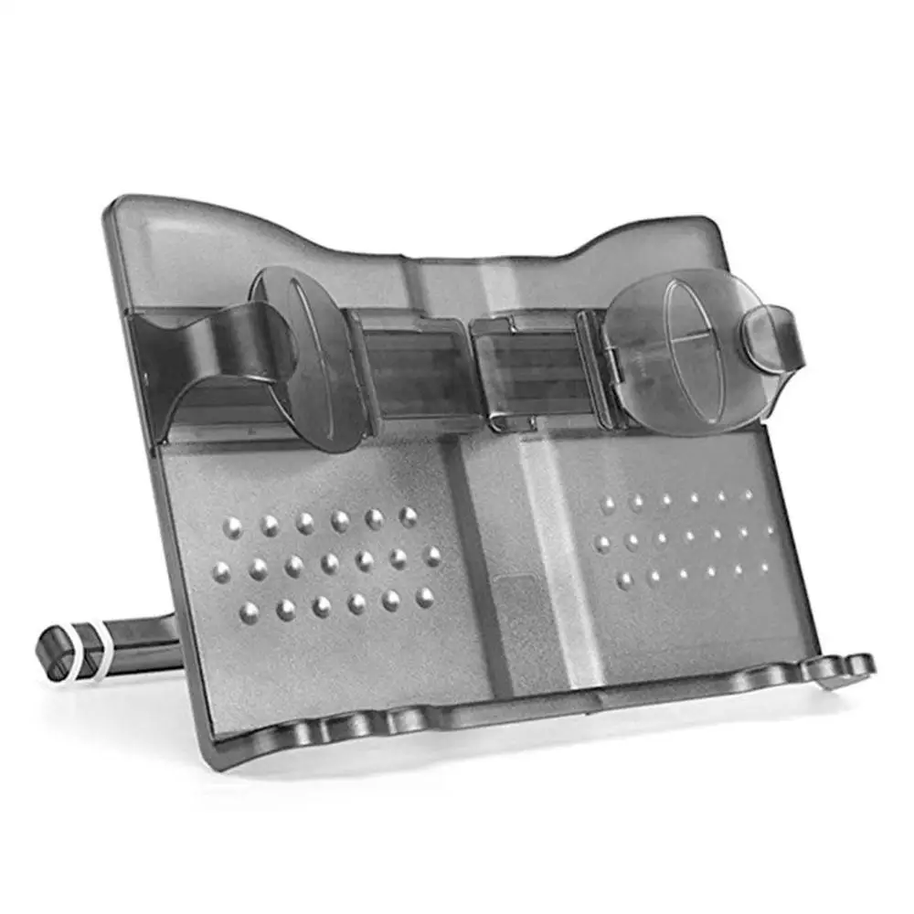 

Book Stand Holder Adjustable Portable Music Reading And Multifunctional Plastic Book Holder For Reading Office Supplies