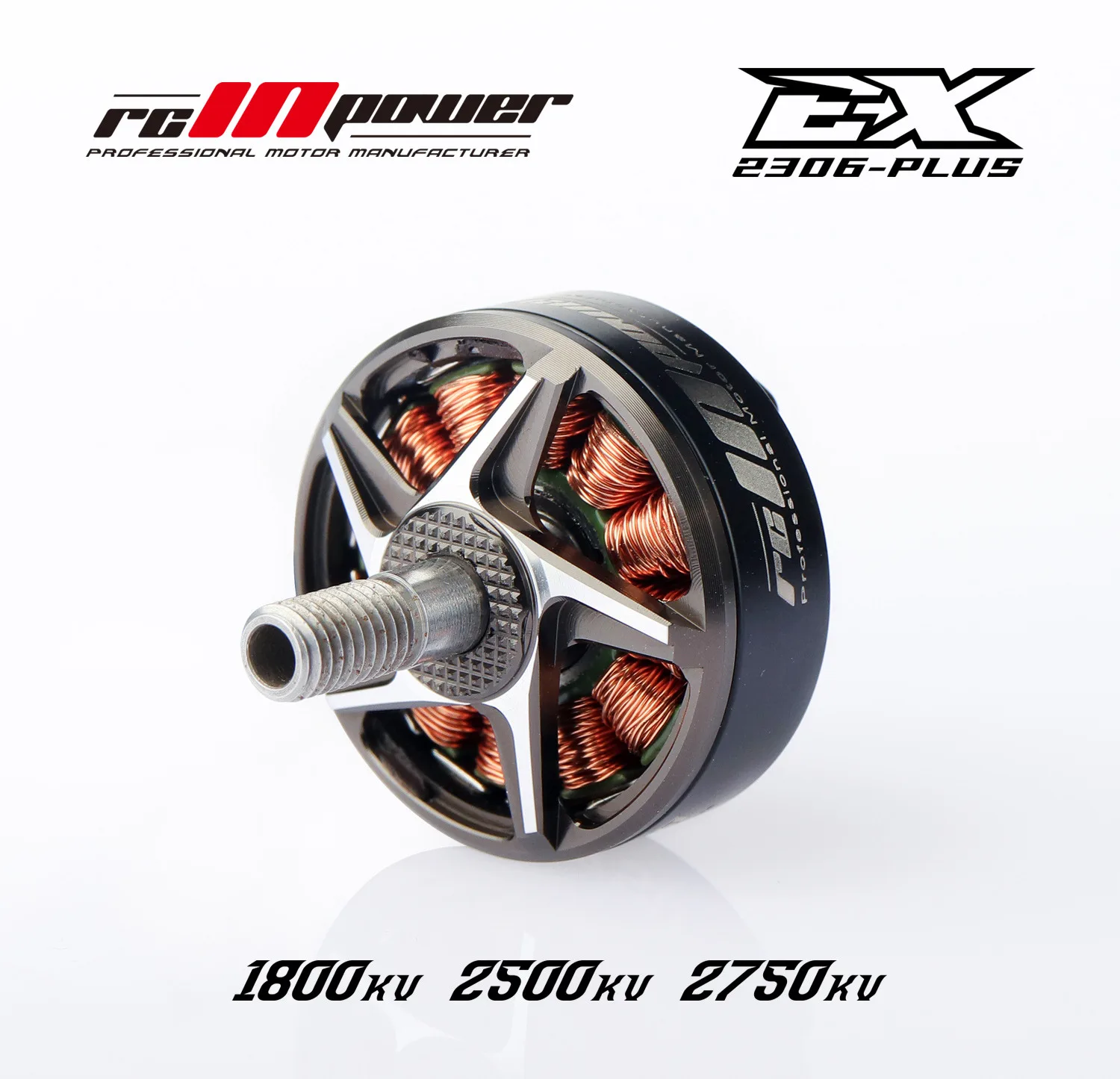 4 шт. RCINPOWER EX2306 PLUS KV2500 4S KV1800 6S бесщеточный двигатель для радиоуправляемых FPV