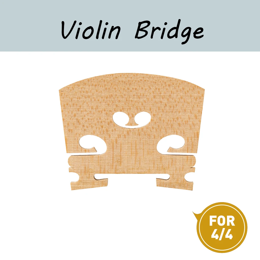 Standard Maple Wood Violin Bridge For 4/4 3/4 1/2 1/4 1/8 Acoustic Violin Use Maple Violin Bridge|Violin Parts & Accessories| - AliExpress