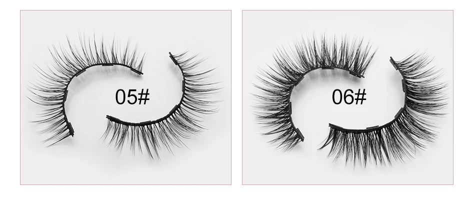 3/4/5 пар Магнитная ресниц Набор для макияжа Водонепроницаемый Магнитный подводка для глаз ресницы бигуди 5 магнит Супер натуральные ресницы «maquiagem»