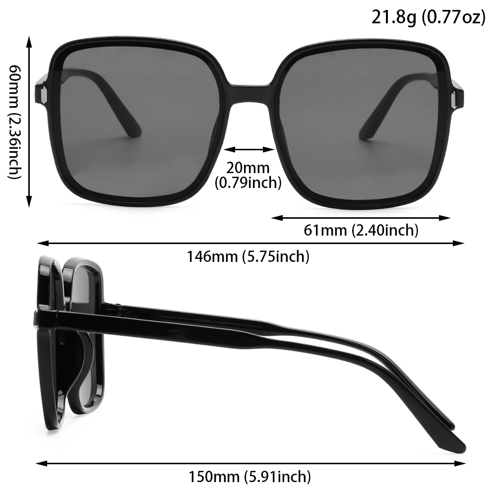 2021 new brand sunglasses Square glasses Personalized cat eyes Colorful sunglasses trend versatile sunglasses uv400 curtain big black sunglasses