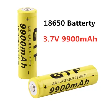 

2-20 PCS 3.7V 9900mAh 18650 battery rechargeable lithium ion battery for LED flashlight hot new high quality batteries NEW