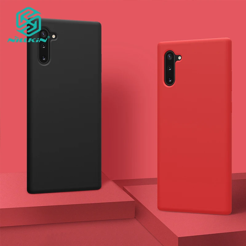 

Nillkin Soft Case for Samsung Galaxy Note 10 and Note 10 5G Smooth Liquid Silicone Cell Phone Gel Rubber Back Cover