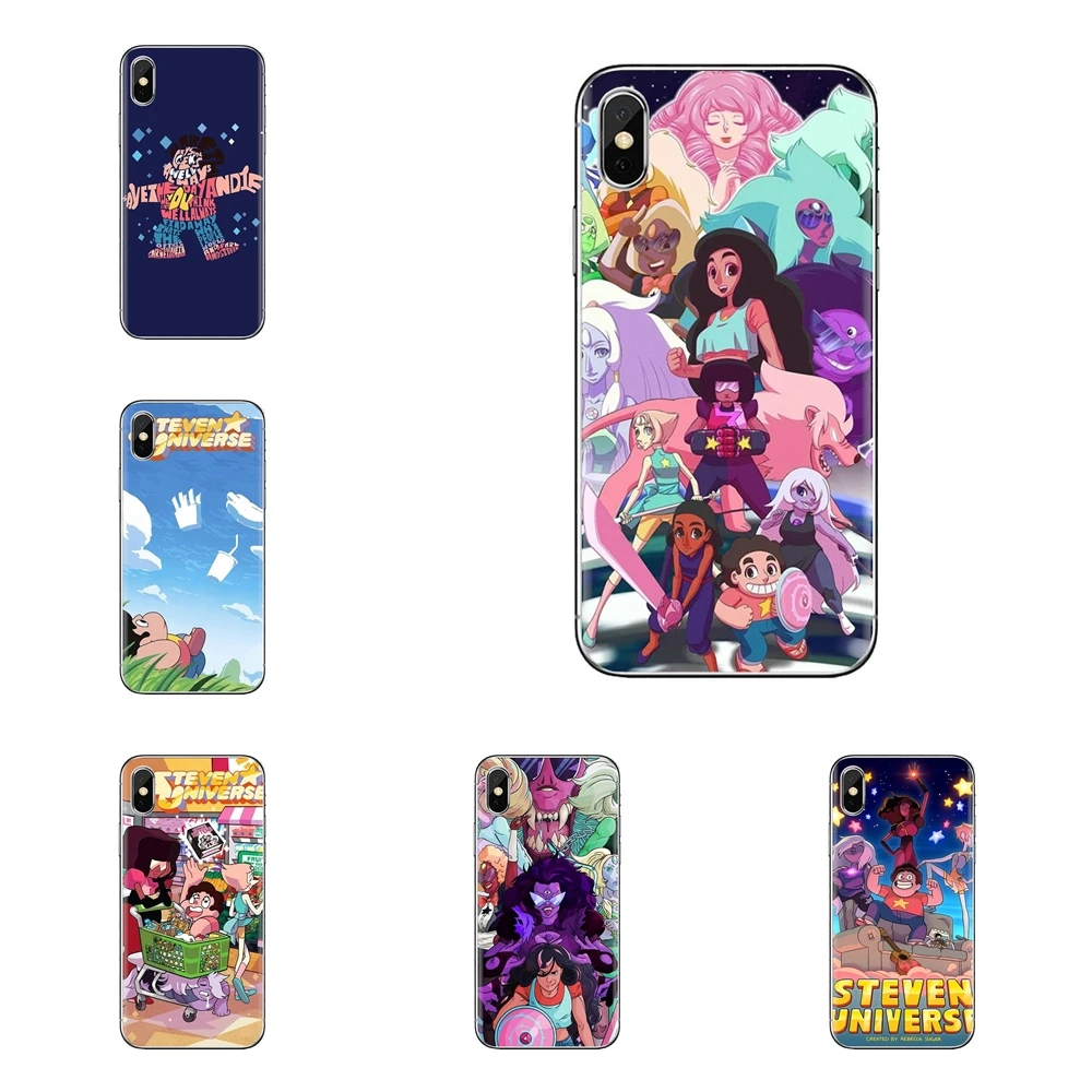 

Phone Shell Covers Cartoon Steven Universe For iPhone XS Max XR X 4 4S 5 5S 5C SE 6 6S 7 8 Plus Samsung Galaxy J1 J3 J5 J7 A3 A5