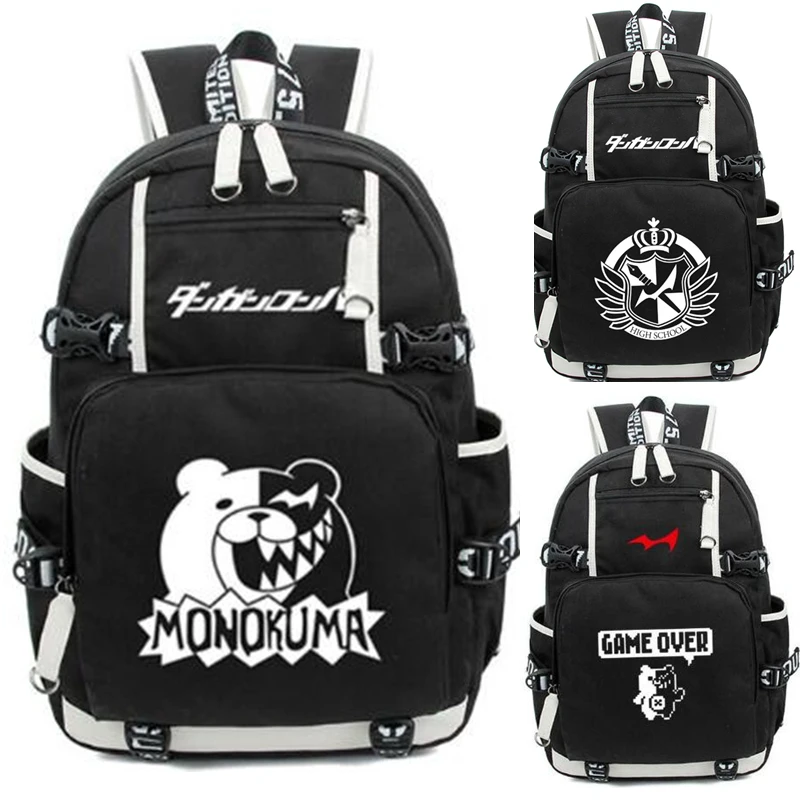 Mochila de Anime Danganronpa para niños y niñas, bolsa de viaje para  estudiantes, Monokuma, escolar|bags for school|bags for school boybear  backpack - AliExpress