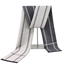 Scarf for Men,Student Scarf, Winter Warm Scarf, Fashion Scarf, Korean Scarf Male, Color Matching Gray Beige Scarf