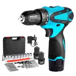 12v broca elétrica chave de fenda brocas mini sem fio power driver chave de fenda ferramentas atornillador bateria xiomi parafusadeira
