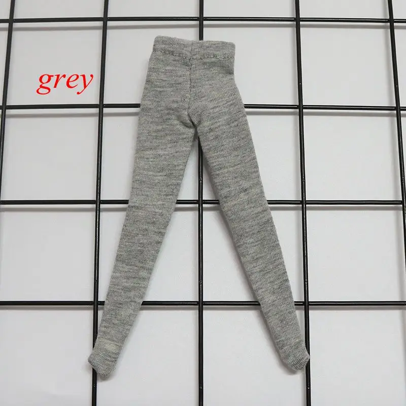 Doll’s Blyth Clothes Socking Candy Color Pantyhose Basic Pure Cotton Pant for Azone,Pullip,Baribes,Blyth 1/6 Doll Accessories - Цвет: grey