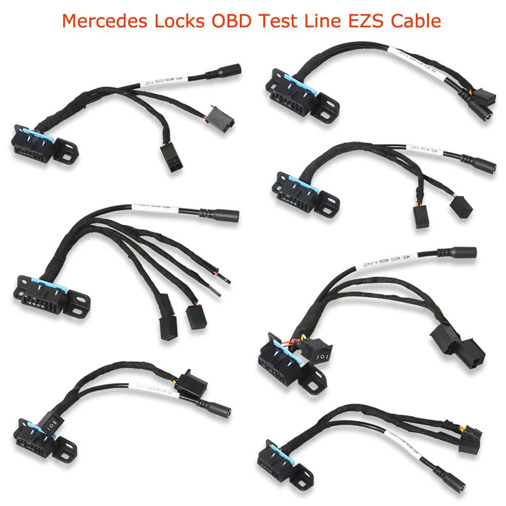 5in1 EIS ELV Тесты кабели для Mercedes замки OBD EZS кабель MOE UNV работает вместе с VVDI MB BGA CGDI W204